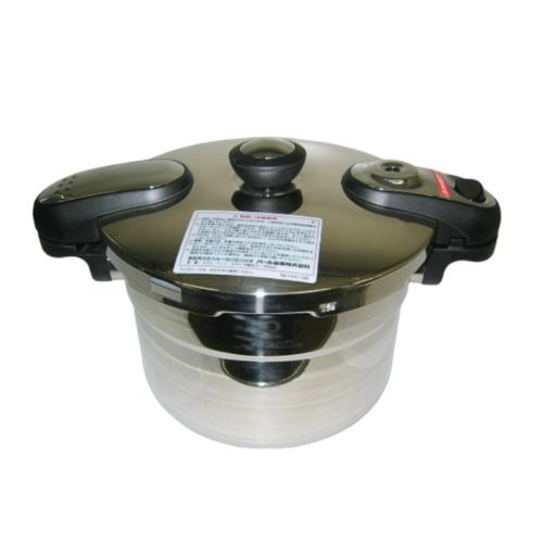 H-1225 タイムレース3層底両手圧力鍋5.5L