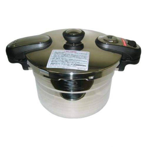 H-1297 プリファ3層底両手圧力鍋5.5L