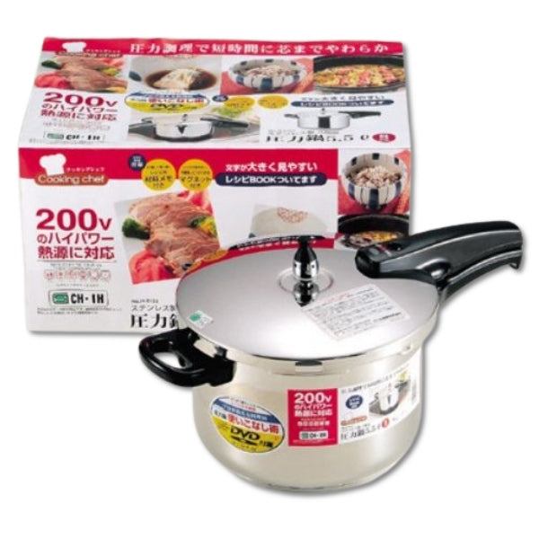 5.5L圧力鍋　クッキングシェフ H-5123 クッキングシェフ 3層底圧力鍋5.5L