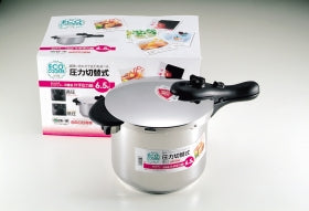 H-5145 エコクッカー 3層底片手圧力鍋6.5L
