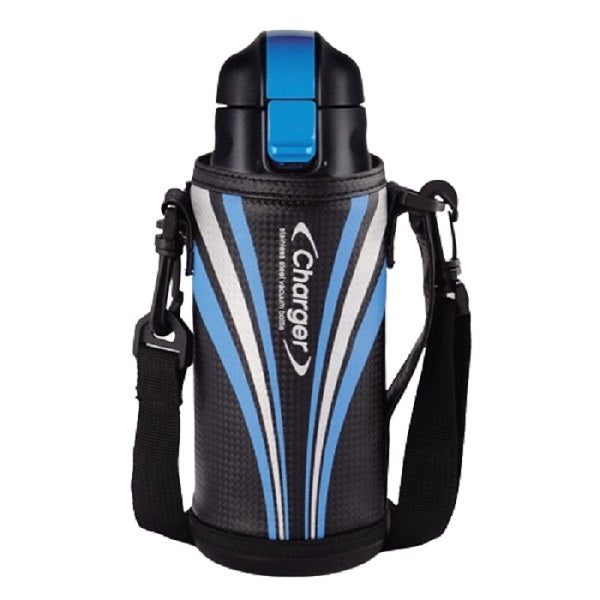 H-6063 エナジーチャージャー ダイレクトボトル600(ブルー×ブラック)ポーチ付