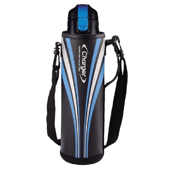 H-6067 エナジーチャージャー ダイレクトボトル1500(ブルー×ブラック)ポーチ付
