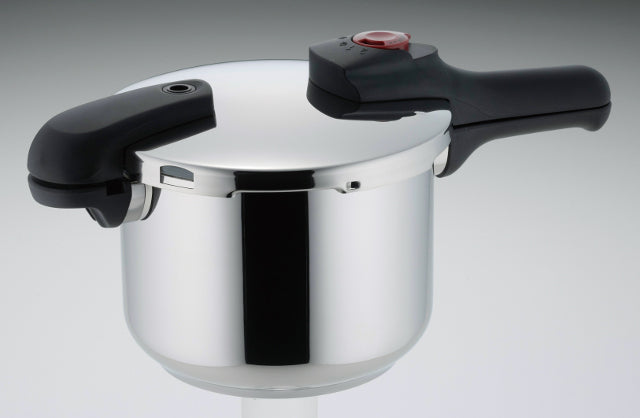 HB-1269 A.3層底切り替え式圧力鍋4.5L(内面ふっ素加工)