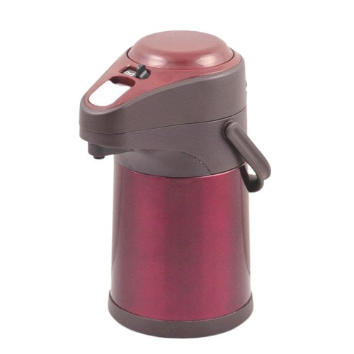 HB-1562 エコでニコっ ステンレスエアーポット2.5L(ボルドー)