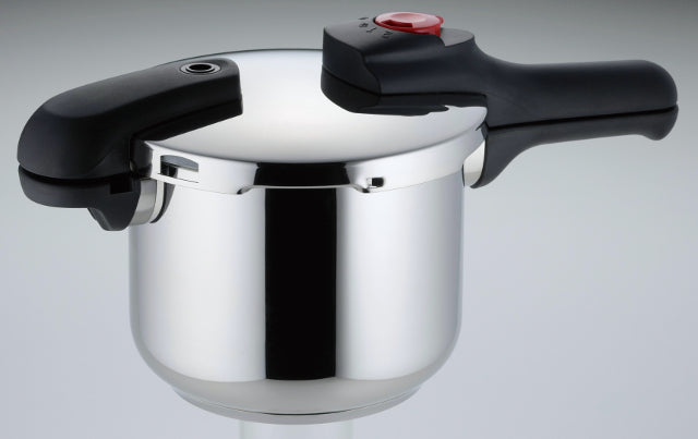 HB-2037 A.3層底切り替え式圧力鍋3.5L(内面ふっ素加工)