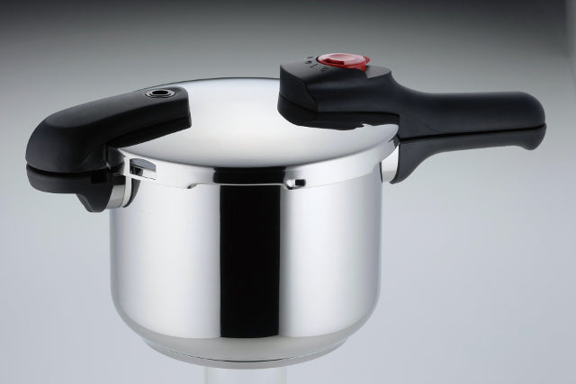 HB-2038 A.3層底切り替え式圧力鍋4.5L(内面ふっ素加工)