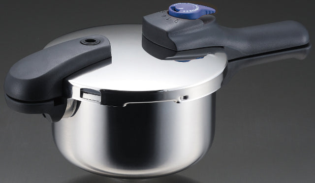 HB-2055 軽~い ステンレス製切替式片手圧力鍋2.5L
