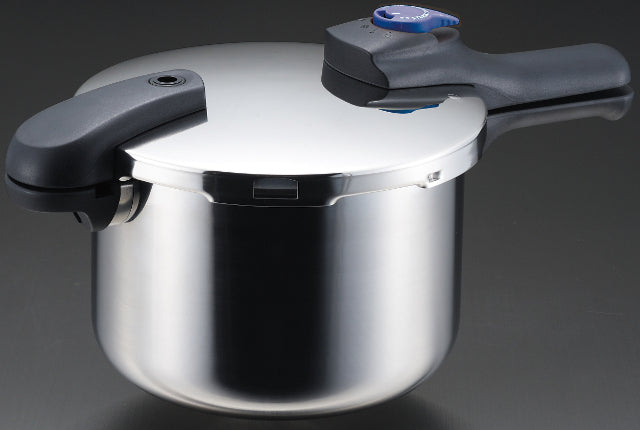 HB-2058 軽~い ステンレス製切替式片手圧力鍋5.5L
