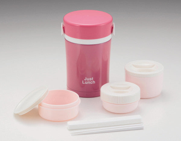 HB-256 ジャストランチ ダブルステンレスランチジャー1000(ピンク)