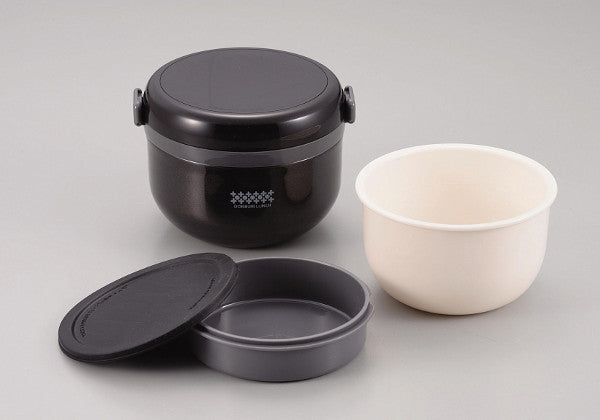 HB-258 ほかどん どんぶり保温ランチ420(ブラック)