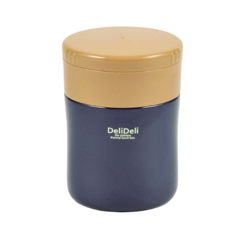 HB-3325 デリデリ フードマグ280(スプーン付)(ネイビー)