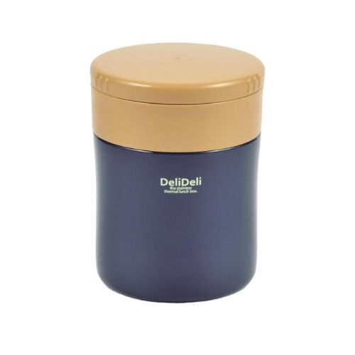 HB-3329 デリデリ フードマグ400(スプーン付)(ネイビー)