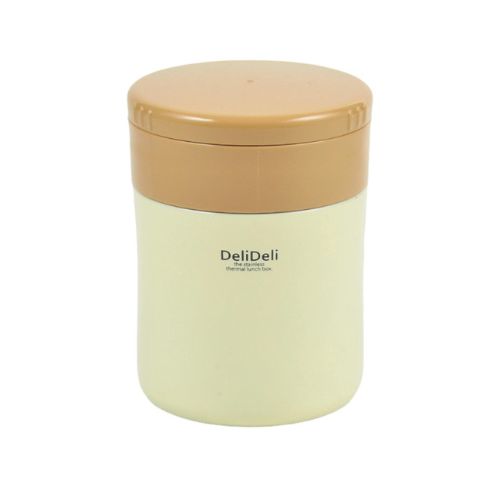 HB-3330 デリデリ フードマグ400(スプーン付)(クリーム)