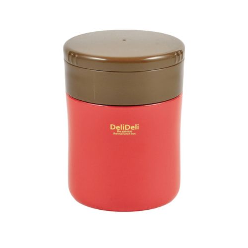 HB-3331 デリデリ フードマグ400(スプーン付)(レッド)