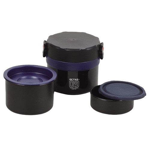 HB-3774 オクタス ステンレスランチジャー900(ネイビー)