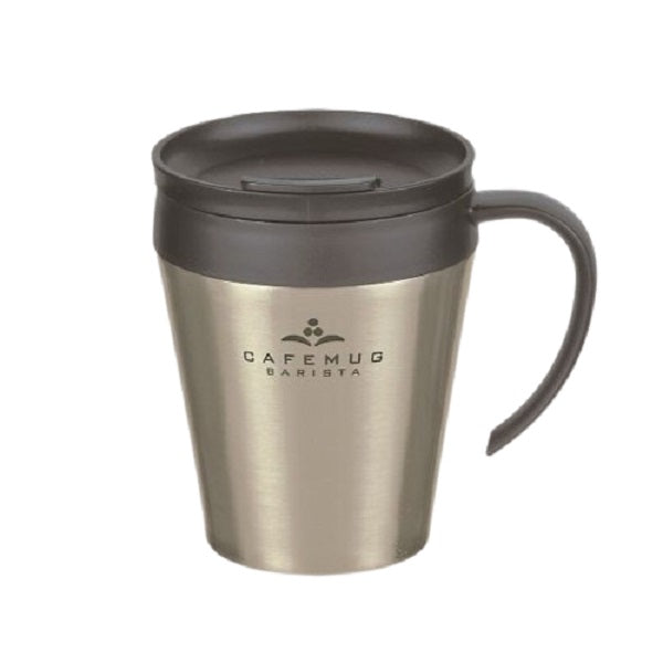 HB-3984 カフェマグバリスタ 真空蓋付マグカップ330(ミラー)