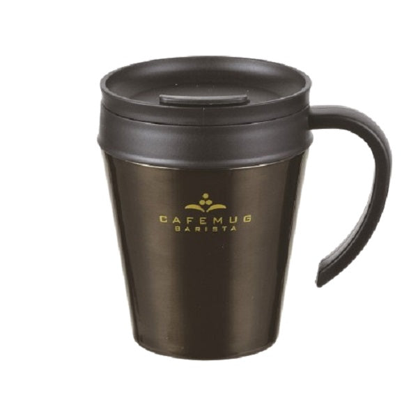 HB-3985 カフェマグバリスタ 真空蓋付マグカップ330(ブラック)