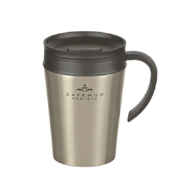HB-3987 カフェマグバリスタ 真空蓋付マグカップ400(ミラー)