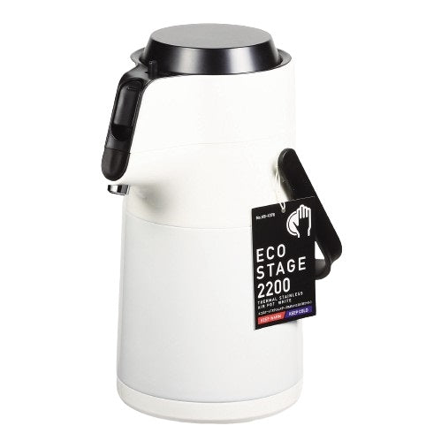 HB-4378 エコステージ ステンレスエアーポット2.2L(ホワイト)