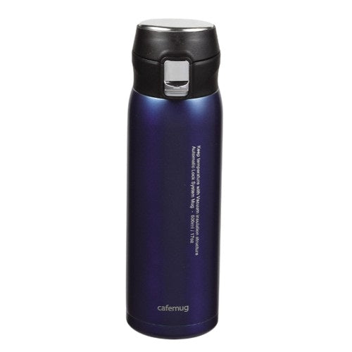 HB-4758 カフェマグポーター 軽量ワンタッチマグ500(ダークブルー)