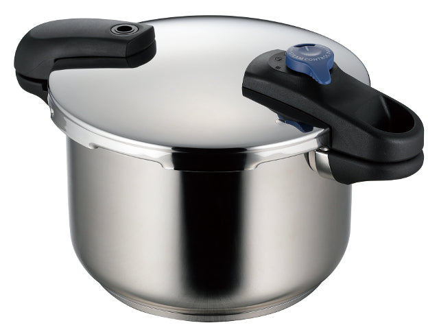 HB-5136 クイックエコ 3層底切り替え式両手圧力鍋5.5L