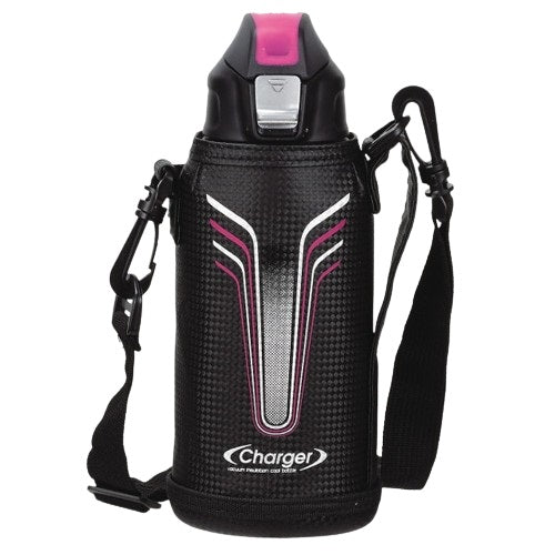 HB-5249 チャージャーネオ ダイレクトボトル800(ピンク×ブラック)ポーチ付