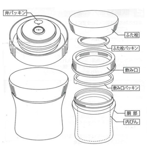 HB-5451 ホームレーベル フードマグ400(ブラック)