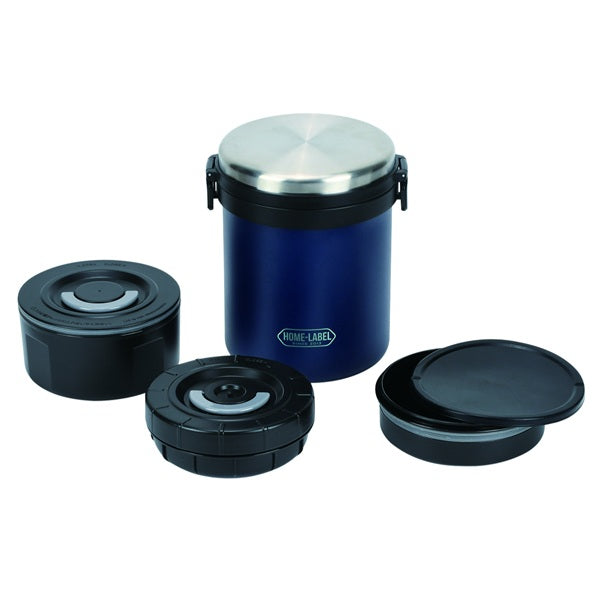 HB-5669 ホームレーベル 全真空ステンレスランチジャー1500(ネイビー)
