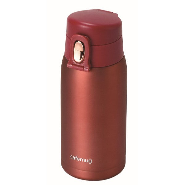 HB-6368 カフェマグ 軽量ワンタッチマグ350(コーラルピンク)