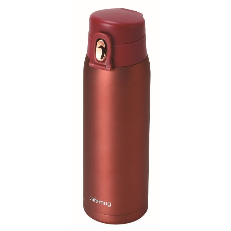 HB-6371 カフェマグ 軽量ワンタッチマグ500(コーラルピンク)