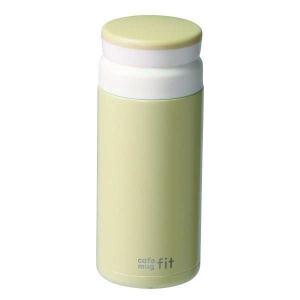 HB-6384 カフェマグフィット アイスストッパーマグ350(スモーキーイエロー)