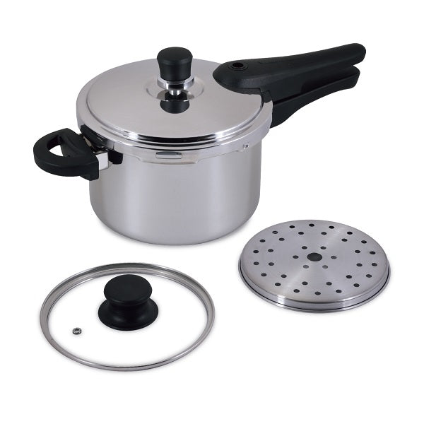 HC-379 NEW普段使いの圧力鍋3.0L(ガラス蓋・目皿付)