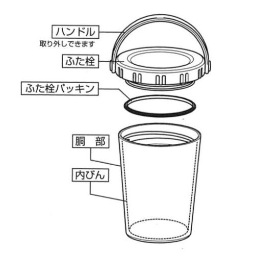 HC-525 カフェマグバリスタ ハンドル付タンブラー300(ブラック)