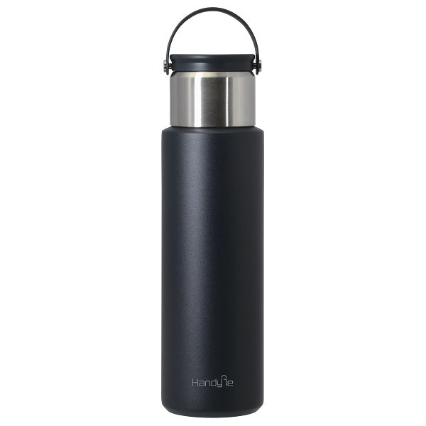 HC-578 ハンディール コップ付ボトル1000(ブラック)