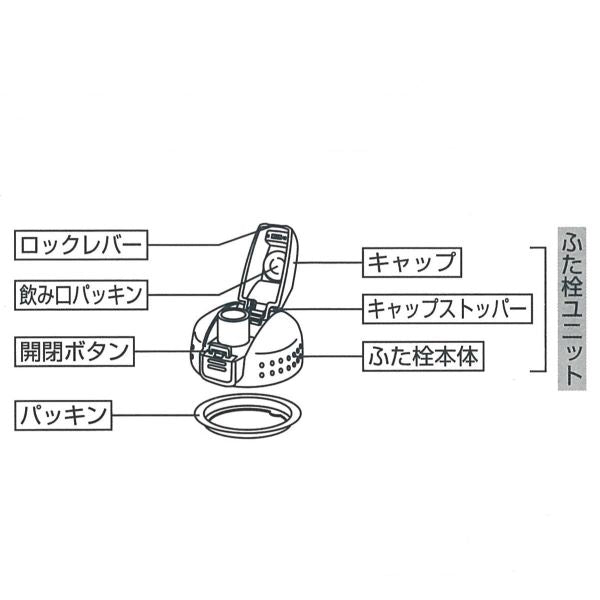 HB-229　チャージャー　ダブルステンレススポーツジャグ3000(オークブルー)