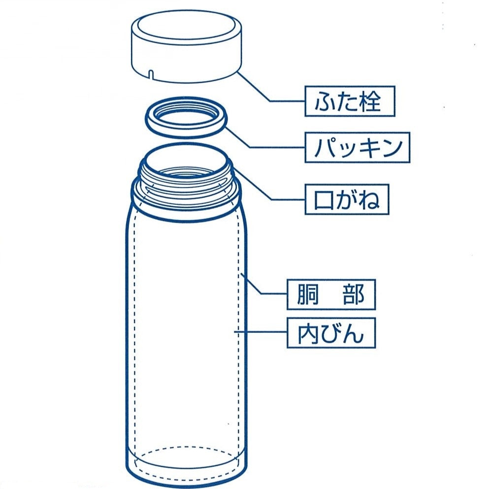 HB-2901　カフェマグ　軽量ダイヤカットマグボトル350(ホワイト)