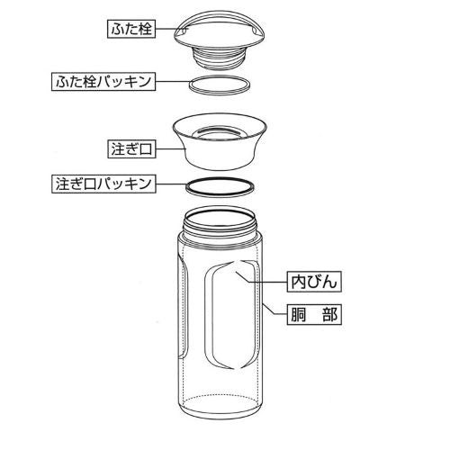 HC-388　家でも外でもステンレススリムポット1.0L